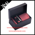 Cardboard Good Quality Silk Tie Men Gift Set Black Custom Giftboxes